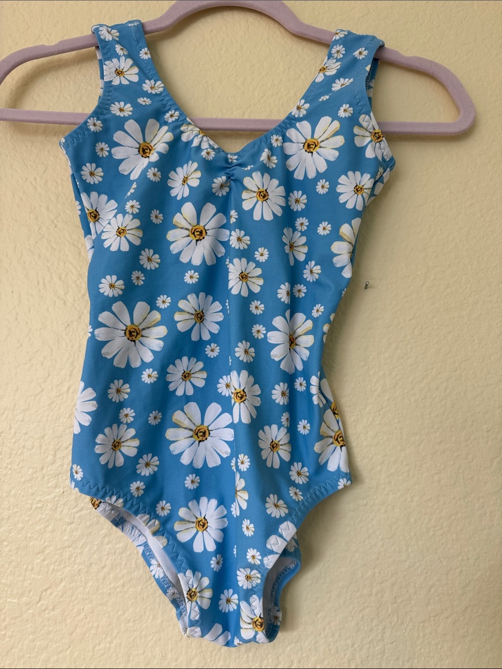 Women’s Blue Daisy Chameleon Leotard